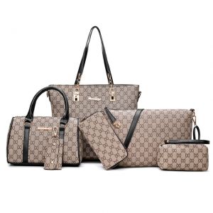 ERABICA Bag and wallets  נשים תיק עור כתף תיקי אופנה טוטס נשי ארנק שישה מקשה סט מעצב מותג גדול קיבולת מזדמן באיכות גבוהה