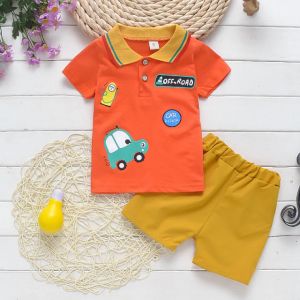 ERABICA Clothes for kids  קיץ תינוק בני בנות בגדי ספורט חולצה + ביב מכנסיים סטים ליילוד תינוק בני בנות בגדי יום הולדת סטי תינוקות