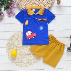ERABICA Clothes for kids  קיץ תינוק בני בנות בגדי ספורט חולצה + ביב מכנסיים סטים ליילוד תינוק בני בנות בגדי יום הולדת סטי תינוקות