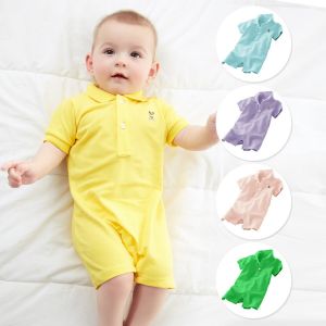 ERABICA Clothes for kids  2022 קיץ סרבל תינוקות תלבושות קצר Rompers כותנה בגדי תינוק Romper יילוד תינוקת בני תינוקות Roupas ילדים ללבוש